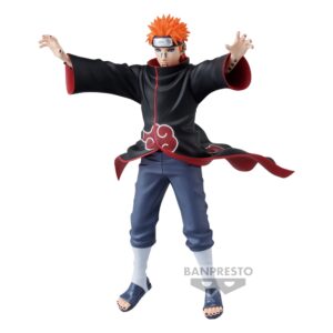 Figurine de Pain en PVC de 17 cm, représentant le personnage avec son manteau de l'Akatsuki.