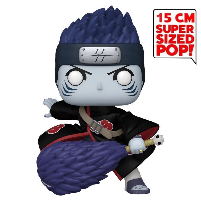 Kisame Hoshigaki en figurine Funko Pop avec son manteau de l'Akatsuki et son épée Samehada.