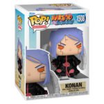 naruto-shippuden-figurine-pop-konan-1508_2 Figurine Pop de Konan de Naruto avec des ailes déployées, vêtue de son manteau de l'Akatsuki.