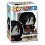 Figurine Pop d'Orochimaru en manteau noir avec un serpent enroulé autour de lui, fabriquée par Funko.