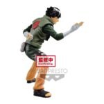 Figurine de Rock Lee en position de garde, très détaillée, fabriquée par BANPRESTO.