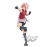 Figurine de Sakura Haruno de la série Naruto, en PVC, avec des détails soignés et une pose dynamique.