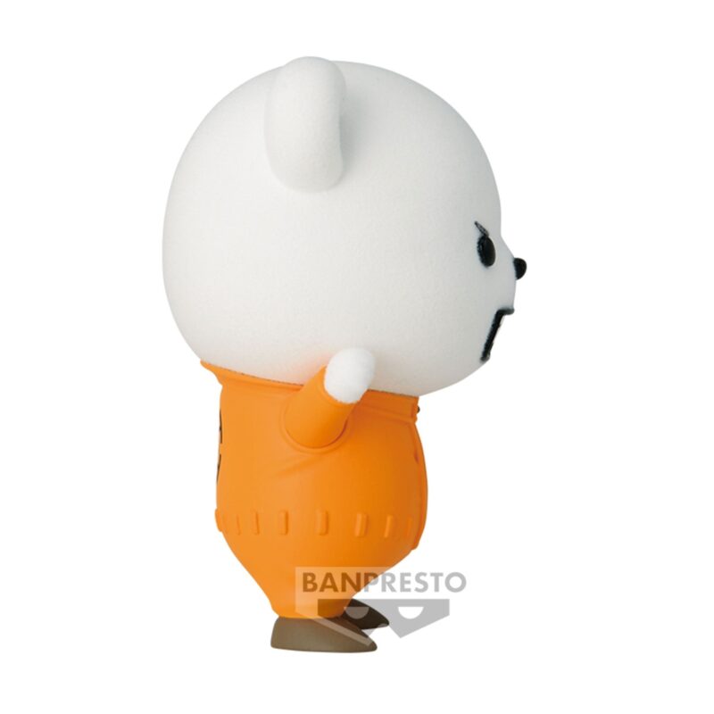 Bepo, figurine de l'équipage des Heart Pirates, représente un ours en peluche avec une posture dynamique, portant une tenue détaillée en PVC.