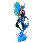 Marco le Phenix, personnage emblématique de One Piece, représenté en pose dynamique utilisant son Fruit du Démon sous forme hybride, avec des détails minutieux et une peinture de haute qualité.
