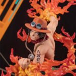 one-piece-figurine-portgas-d-ace-bouty-rush-5th-anniversary-extra-battle-figuarts-zero_2 Figurine de Portgas D. Ace de 17 cm, représentant le personnage entouré de flammes, avec des détails saisissants et une pose dynamique, fabriquée par Tamashii Nations.