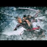 Figurine de Roronoa Zoro dans une pose dynamique utilisant la technique de combat Kitoryuu avec neuf sabres, réalisée en PVC par Megahouse.