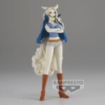 Figurine de Wanda de la série One Piece dans sa forme Sulong, représentant une pose dynamique avec des détails minutieux et une base stable. Fabriquée en PVC par BANPRESTO.