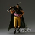 Figurine Yasopp de One Piece, mesurant 16 cm, avec une pose dynamique, un sourire confiant, et un fusil reposant sur son épaule, fabriquée en PVC avec des détails précis.