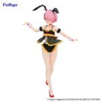 Vue 3/4 avant en plan d'ensemble de la figurine Bicute Bunnies Cutie Style de Ram de Re:Zero - Starting Life in Another World avec un bras tendu.