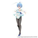 re-zero-figurine-rem-bicute-bunnies-cutie-style_3 Vue 3/4 avant en plan d'ensemble de la figurine Bicute Bunnies de Rem de Re:Zero - Starting Life in Another World avec les bras légèrement écartés.