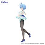 re-zero-figurine-rem-bicute-bunnies-cutie-style_4 Vue latérale en plan d'ensemble de la figurine Bicute Bunnies de Rem de Re:Zero - Starting Life in Another World en position équilibrée.