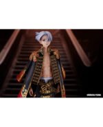 tokyo-revengers-figurine-manjiro-sano-volume-24-cover-illistration-ver_12 Vue 3/4 de face à mi-distance de la figurine de Manjiro Sano de Tokyo Revengers en veste ornée, sans boîte.